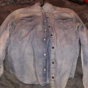 jean long sleeve shirt